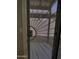 A close up of patio door that features security screen at 170 E Guadalupe Rd # 173, Gilbert, AZ 85234