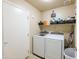 Bright laundry room with modern appliances and ample storage space at 2725 E Mine Creek Rd # 1208, Phoenix, AZ 85024