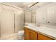 Bathroom featuring a vanity, toilet, and shower at 5200 S Lakeshore Dr # 206, Tempe, AZ 85283