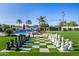 Entertain in this backyard with a giant chess set and a luxurious pool area, perfect for outdoor fun at 5404 N 41St St, Phoenix, AZ 85018