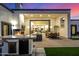Entertainers patio featuring a fireplace, built in BBQ area, and seamless access into the home at 5404 N 41St St, Phoenix, AZ 85018