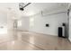 Clean two-car garage with epoxy floor, water heater, and water softener at 5407 S Tatum Ln, Gilbert, AZ 85298