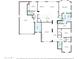 Detailed floor plan showcasing the layout of this spacious home, including bedrooms, bathrooms, kitchen, and living areas at 7587 W Quail Ave, Glendale, AZ 85308