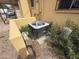 A new AC unit is installed in the side yard of the home for efficient cooling at 9054 E Crescent Ave, Mesa, AZ 85208