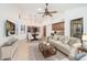Inviting living room with cozy seating, dining area, and plenty of natural light creating a warm atmosphere at 13055 W Tangelo Dr, Sun City West, AZ 85375
