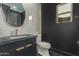 Contemporary bathroom featuring a vanity and toilet at 13367 W Jesse Red Dr, Peoria, AZ 85383