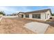 Spacious backyard with dirt and gravel awaiting your personal design at 13850 W Weaver Ct, Litchfield Park, AZ 85340