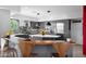 A modern kitchen with stainless steel appliances and wood accents at 1702 E Staghorn Ln, Carefree, AZ 85377