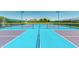 Well-maintained pickleball courts with nets, set in a fenced-in area, great for recreational sports and friendly competition at 17651 N Coconino Dr, Surprise, AZ 85374