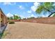 Expansive backyard with block wall fencing offering privacy at 7214 W Crest Ln, Glendale, AZ 85310
