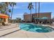 Inviting community pool area with sun loungers and clear blue water, perfect for relaxation at 1335 E June St # 107, Mesa, AZ 85203