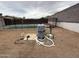 View of the pool pump and filter in the backyard of this property at 1804 W Kristal Way, Phoenix, AZ 85027