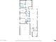 Detailed floor plan of the home, displaying layout of rooms, bathrooms, and common areas at 21667 S 225Th Way, Queen Creek, AZ 85142