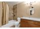 Bathroom with shower-tub combo and vanity at 2338 W Lindner Ave # 52, Mesa, AZ 85202