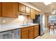 Bright kitchen with stainless steel appliances and double basin sink at 2338 W Lindner Ave # 52, Mesa, AZ 85202