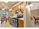 Kitchen with stainless steel oven and ample counter space for cooking at 2338 W Lindner Ave # 52, Mesa, AZ 85202
