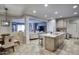 Spacious kitchen with a large center island, stainless steel appliances, and an open floor plan at 2991 E Fandango Dr, Gilbert, AZ 85298