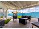 Inviting covered patio with comfortable seating and stylish decor, perfect for outdoor relaxation and entertaining at 3038 E Avalon Dr, Phoenix, AZ 85016