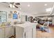 This bright wet bar is connected to the living room and kitchen, ideal for parties at 31 W Marlette Ave, Phoenix, AZ 85013
