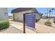 Signage at the community center features clubhouse, billiards, laundry, fitness, and pool at 345 S 58Th St # 10, Mesa, AZ 85206