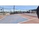 Outdoor community pickleball courts with blue and red surface at 345 S 58Th St # 10, Mesa, AZ 85206