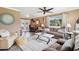 Inviting living room featuring a comfortable sofa, decorative accents, and neutral color palette at 5154 N 83Rd St, Scottsdale, AZ 85250