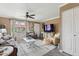 Comfortable living room with plush seating, flat screen TV, and lots of natural light at 5154 N 83Rd St, Scottsdale, AZ 85250