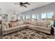 Bright living room with large windows, an expansive sectional couch, and stylish decor at 5321 N 196Th Ave, Litchfield Park, AZ 85340