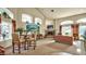 Spacious clubhouse interior with ample seating, fireplace, and plenty of natural light at 5335 E Shea Blvd # 1094, Scottsdale, AZ 85254