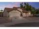 Inviting single-Gathering home with a tile roof, a two-car garage, and a well-kept front yard at 845 N Oak Ct, Chandler, AZ 85226