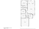 Layout featuring four bedrooms, two bathrooms, large living area, kitchen, laundry room, and a two-car garage at 8832 W Manzanita Dr, Peoria, AZ 85345