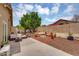 Expansive backyard oasis with lush greenery, a cozy fire pit, and ample space for outdoor enjoyment at 10226 W Country Club Trl, Peoria, AZ 85383