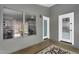 Enclosed patio with dual windows, concrete floors, and neutral paint at 10226 W Country Club Trl, Peoria, AZ 85383