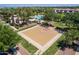 Community amenities include a well-maintained basketball court perfect for active residents and their families, surrounded by greenery at 1086 S Nancy Ln, Gilbert, AZ 85296