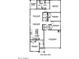 First floor plan featuring four bedrooms, open concept kitchen, and a covered patio at 1337 W Hess Ave, Coolidge, AZ 85128
