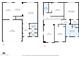 Detailed floor plan showcasing the layout of the two-story home with room dimensions at 16139 N 171St Ln, Surprise, AZ 85388