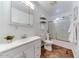 Bright bathroom with a full-size shower and ample storage at 17200 W Bell Rd # 1015, Surprise, AZ 85374