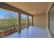 Balcony with a metal railing and views of a tree filled landscape at 20750 N 87Th St # 2062, Scottsdale, AZ 85255