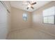 Bedroom featuring carpet, neutral walls, a ceiling fan and two windows at 20750 N 87Th St # 2062, Scottsdale, AZ 85255