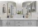 Elegant bathroom showcasing a double vanity, stylish mirrors, and contemporary design at 2625 N 24Th St # 22, Mesa, AZ 85213