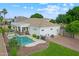 Inviting backyard featuring a private pool, spa, and covered patio, perfect for outdoor entertaining at 2625 N 24Th St # 22, Mesa, AZ 85213