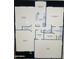 Detailed floor plan showcasing the layout of the house with dimensions at 2648 E Teakwood Pl, Chandler, AZ 85249