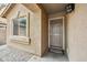 Inviting front entrance with a charming welcome mat, and stone-paver walkway at 4587 E Silverbell Rd, San Tan Valley, AZ 85143