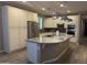 Modern kitchen with stainless steel appliances, granite countertops, and a spacious center island at 5420 S Mariposa Dr, Gilbert, AZ 85298