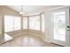 Bright dining area featuring a large window providing natural light at 5451 W Folley St, Chandler, AZ 85226