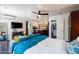 Stylish open-concept living space with a bedroom featuring a unique butler's pantry at 546 W Cambridge Ave, Phoenix, AZ 85003