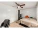 Inviting bedroom featuring a ceiling fan and ample natural light for a cozy ambiance at 5601 W Missouri Ave # 254, Glendale, AZ 85301