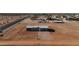 Aerial view of new home with fresh exterior paint in a rural neighborhood at 10150 E Shallow Canyon Rd, San Tan Valley, AZ 85143