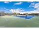 Well-maintained community tennis courts with lighting offer residents a great space for recreation and exercise at 10545 E Texas Ave, Mesa, AZ 85212