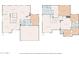 Detailed floor plan showcasing layout, room dimensions, and spatial relationships for a two-story house at 11446 E Sweetwater Ave, Scottsdale, AZ 85259